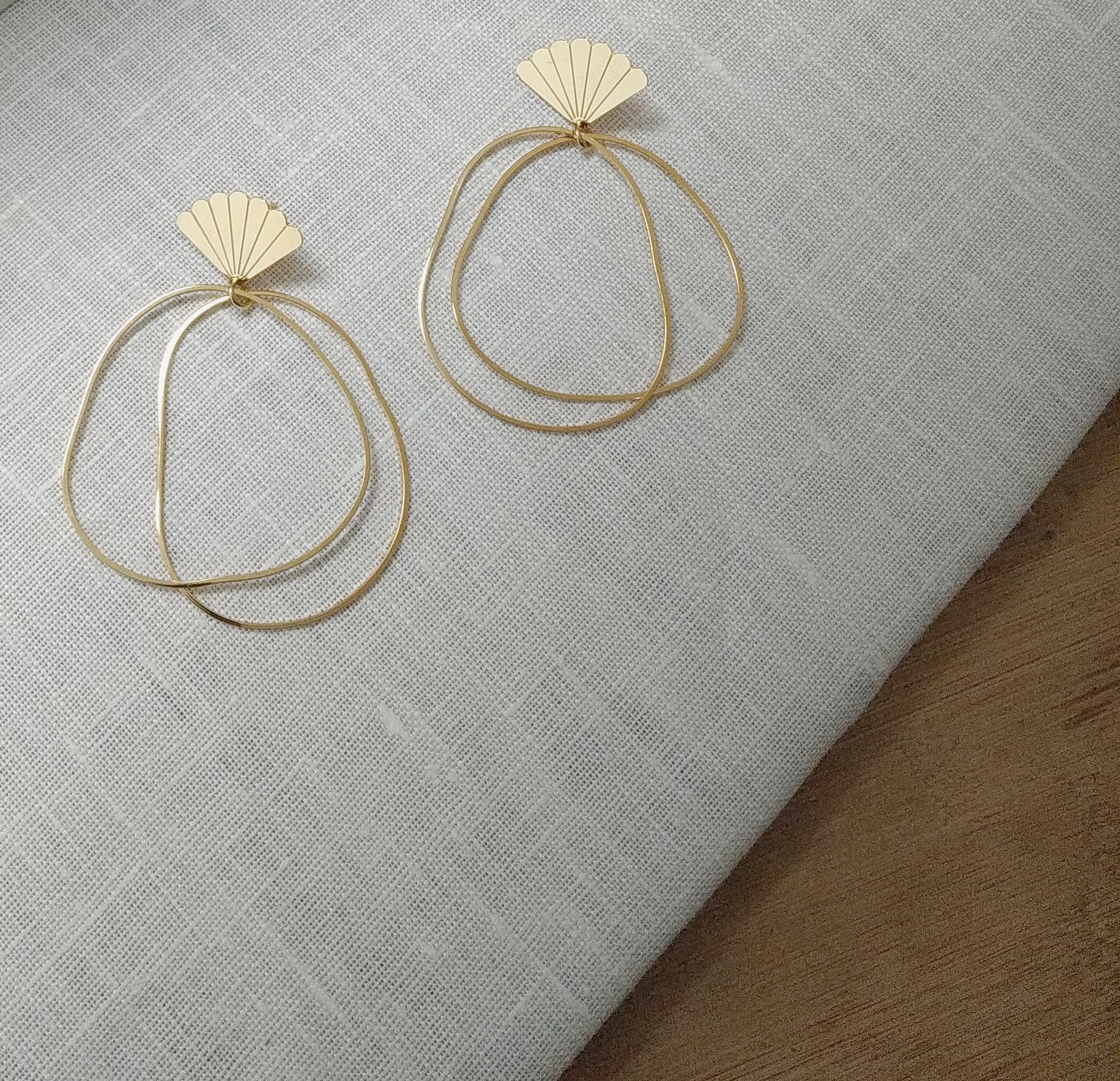Boucles d’oreilles LO grand modèle - Marie Duvert – Image 2