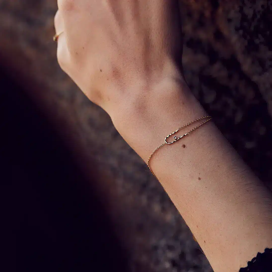 Bracelet Colette strass cristal - BDM Studio