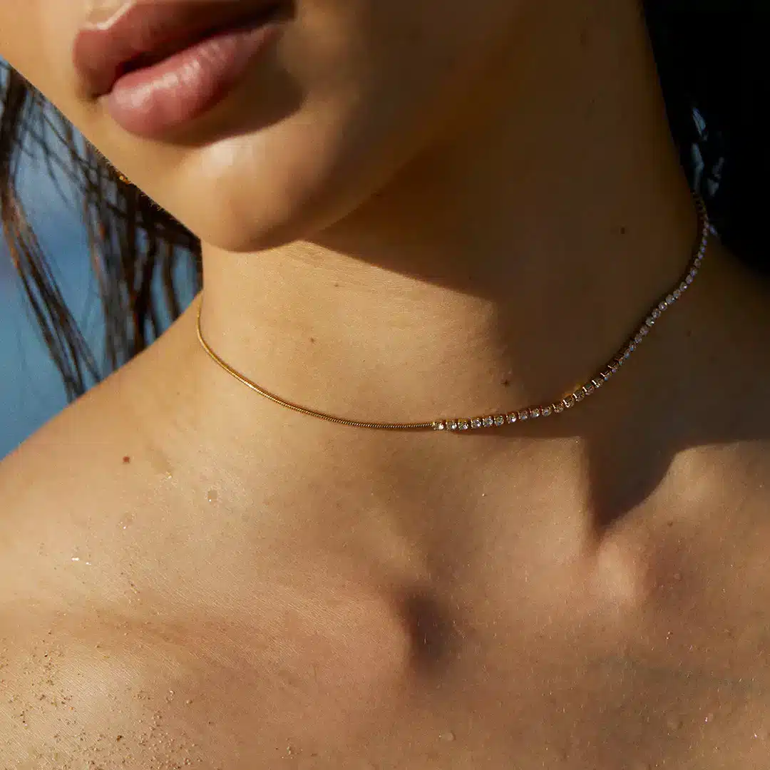 Collier Saran cristal - BDM Studio