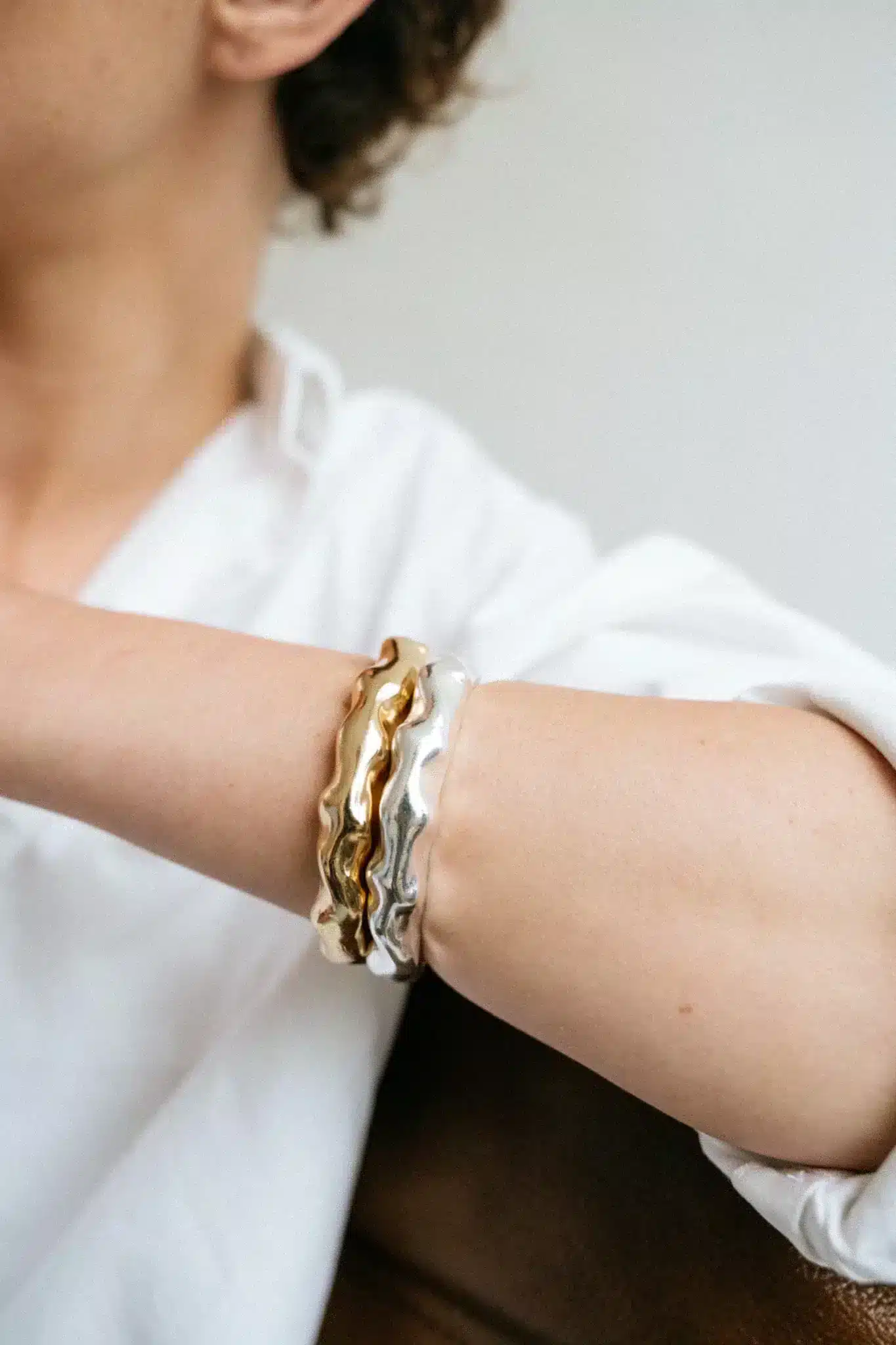 Bracelet jonc Racines - Jeannette (plusieurs coloris)