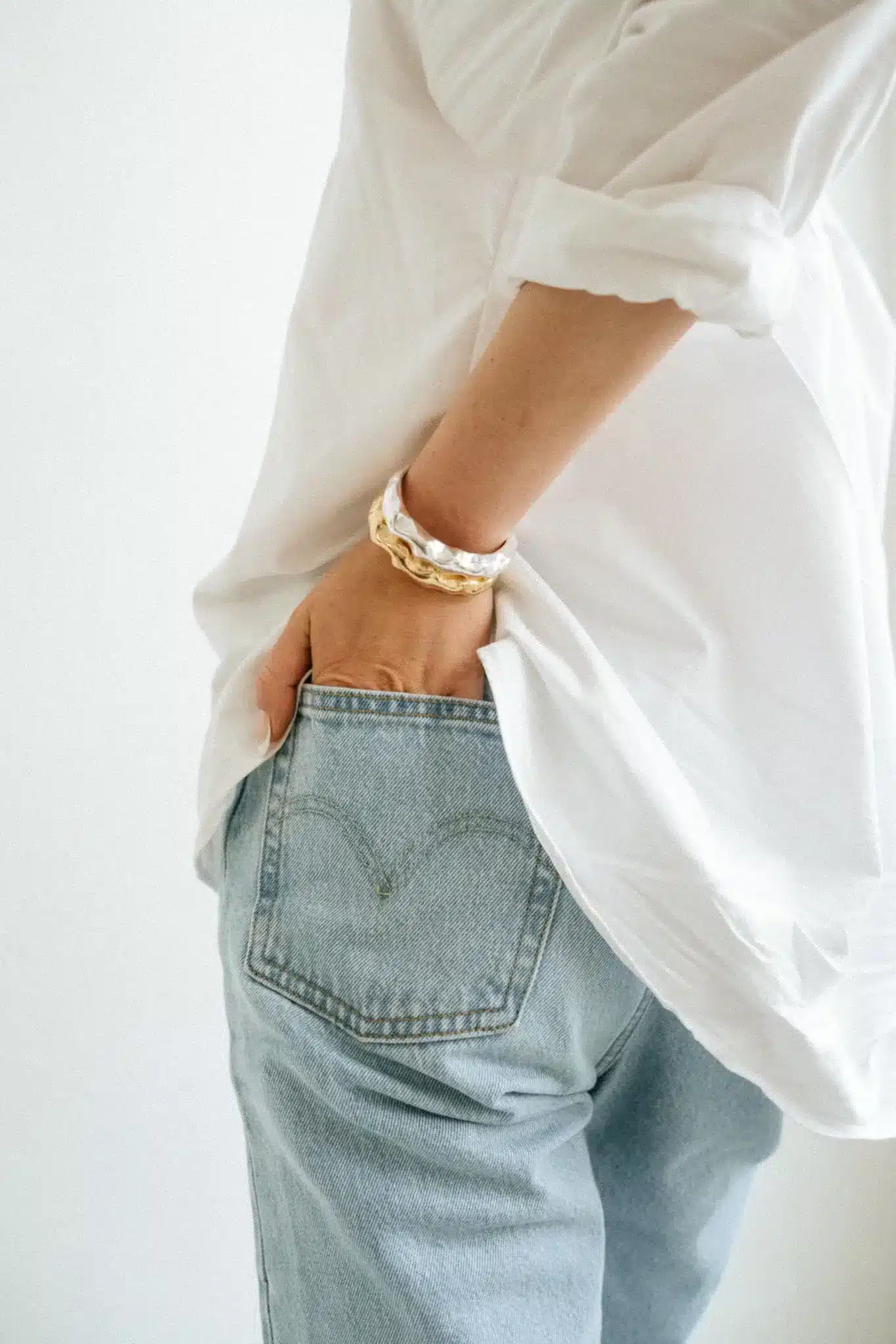 Bracelet jonc Racines - Jeannette (plusieurs coloris) – Image 4