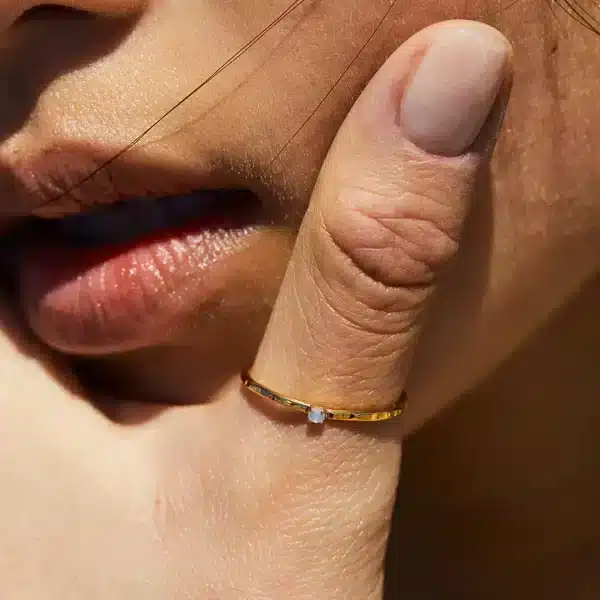 Bague fine dorée - BDM Studio
