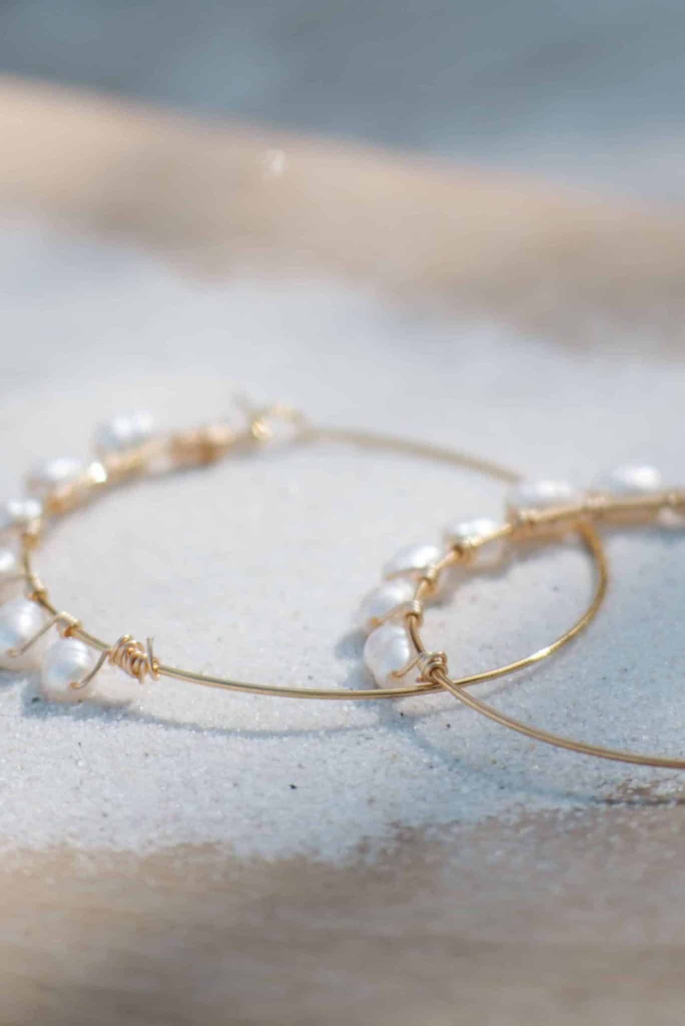 Boucles d'oreilles créoles Camargue - La Plagette Sauvage