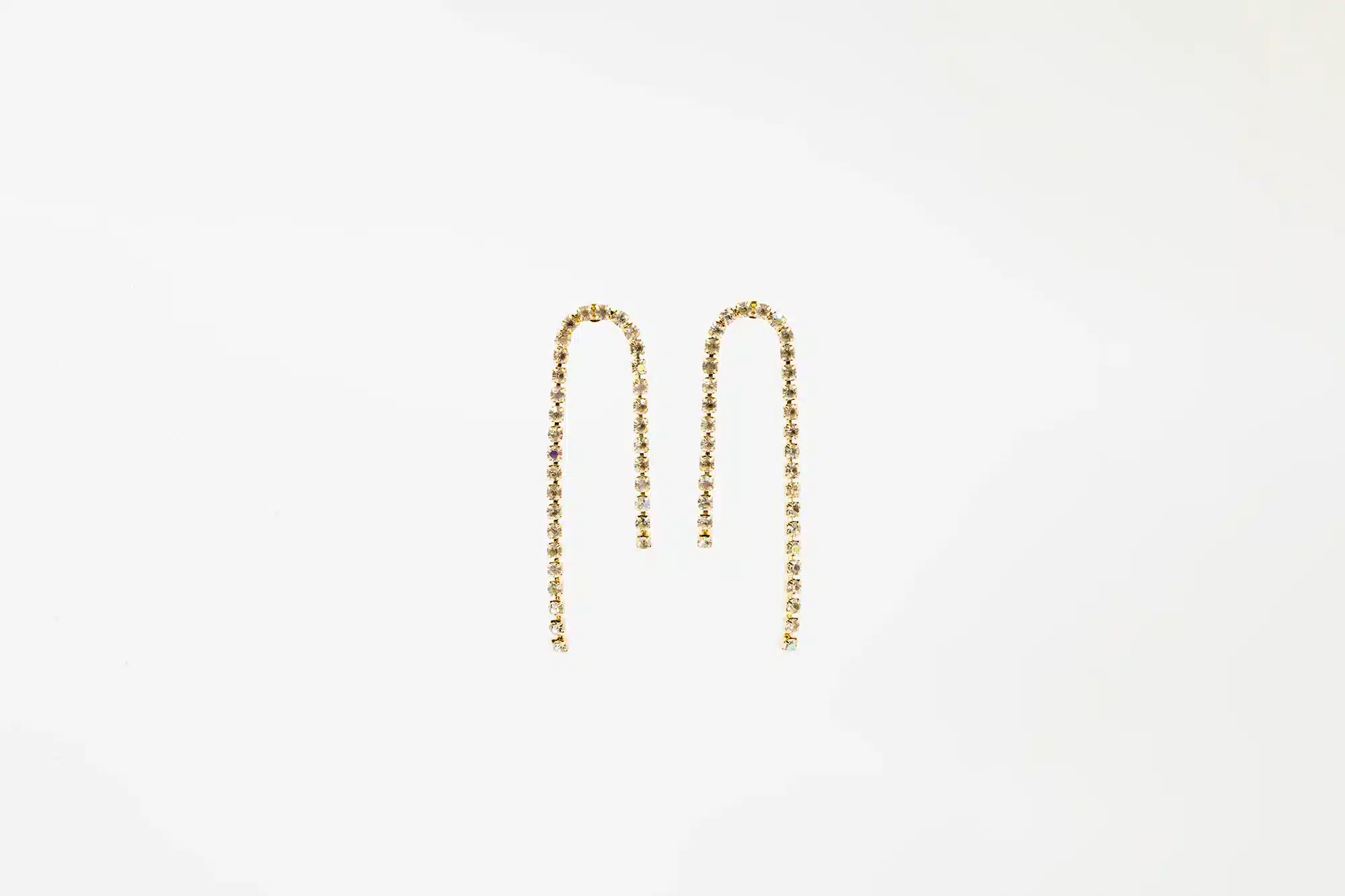 Boucles d'oreilles strass 3 Racines - Jeannette – Image 4