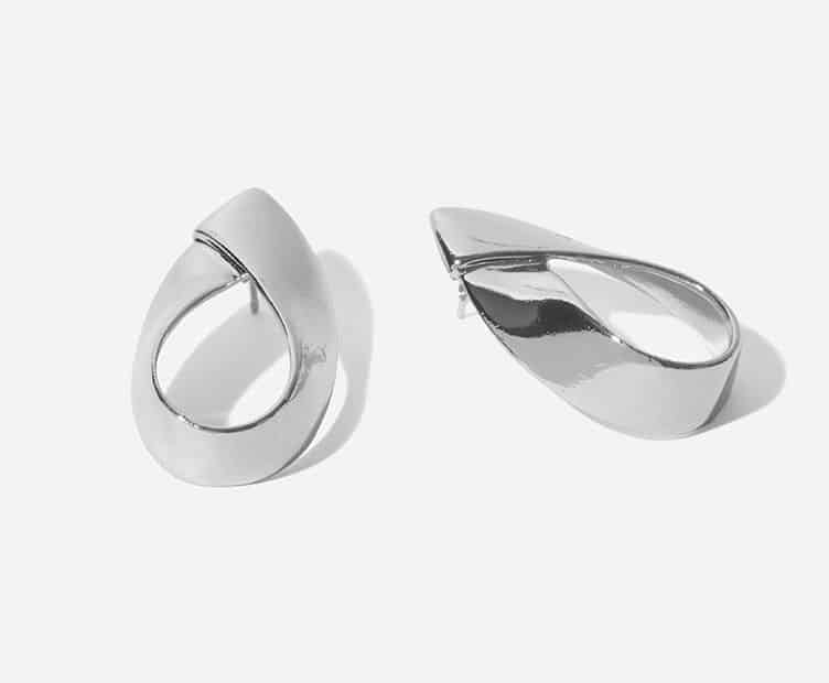 Boucles d'oreilles Eros Argentées - Chic Alors Paris – Image 2