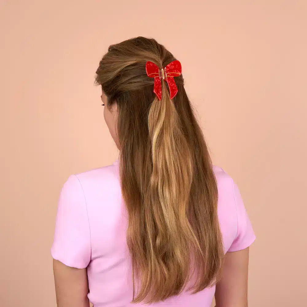 Pince à cheveux Nœud rouge - Coucou Suzette – Image 6