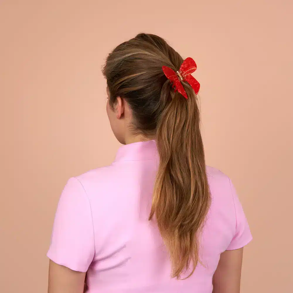 Pince à cheveux Nœud rouge - Coucou Suzette – Image 5