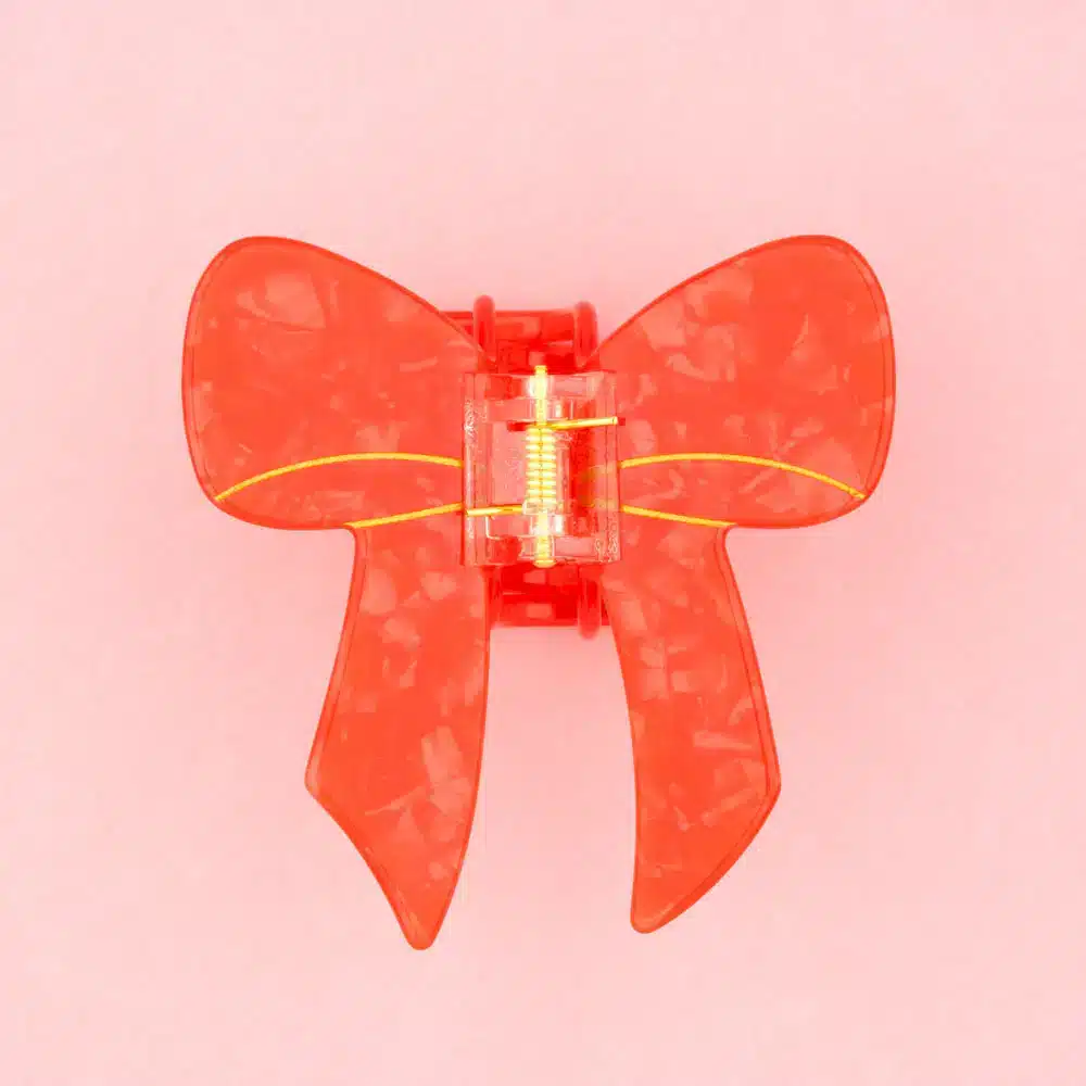 Pince à cheveux Nœud rouge - Coucou Suzette – Image 3