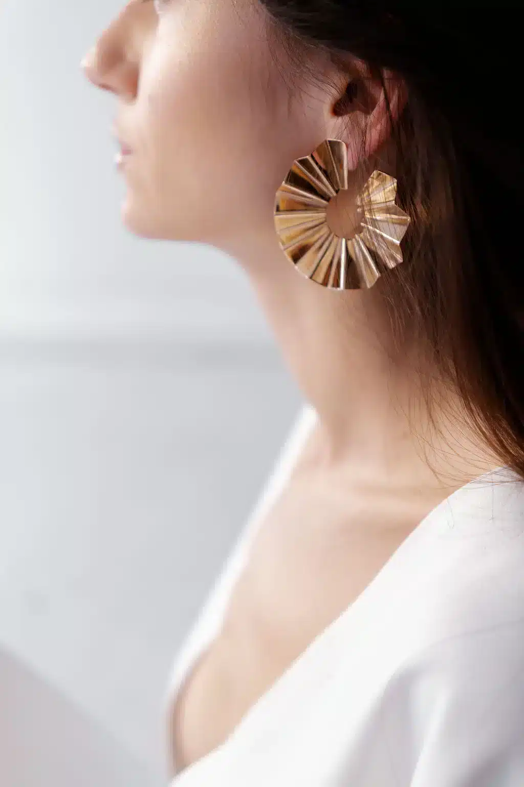 Boucles d'oreilles créoles Maya Rosa - Jeannette – Image 2