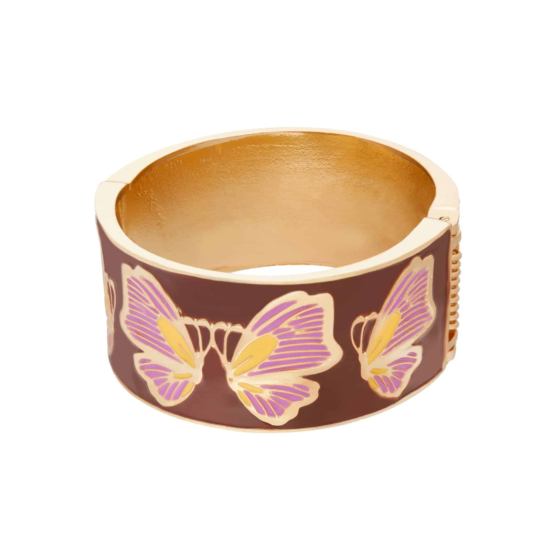 Bracelet jonc Amok Butterfly - Argelouse (plusieurs coloris)