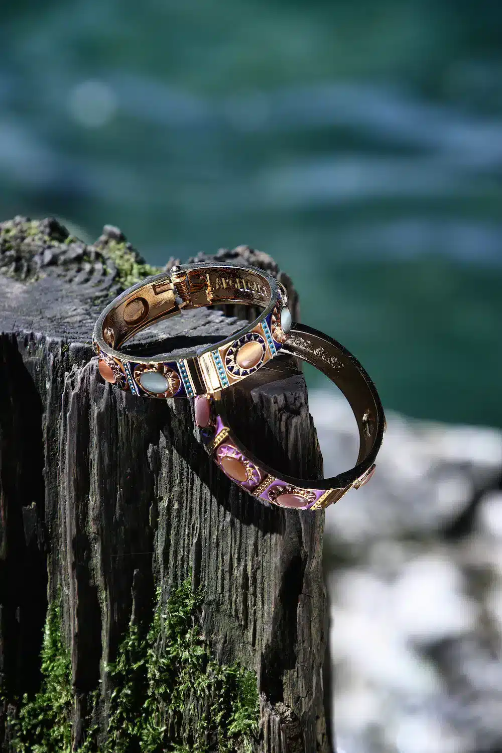 Bracelet jonc Amok Astres - Argelouse (plusieurs coloris) – Image 2