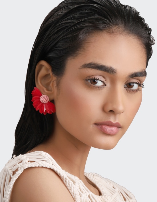 Boucles d'oreilles fleurs - Olivia Dar