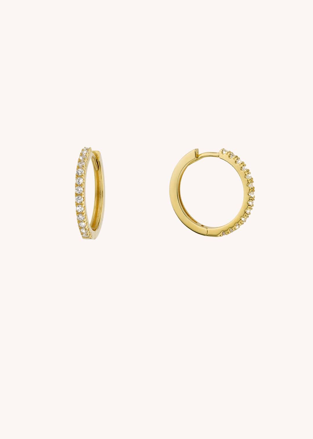 Boucles d'oreilles créoles - Mya Bay