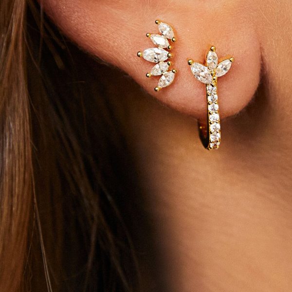 Boucles d'oreilles asymétriques - Mya Bay