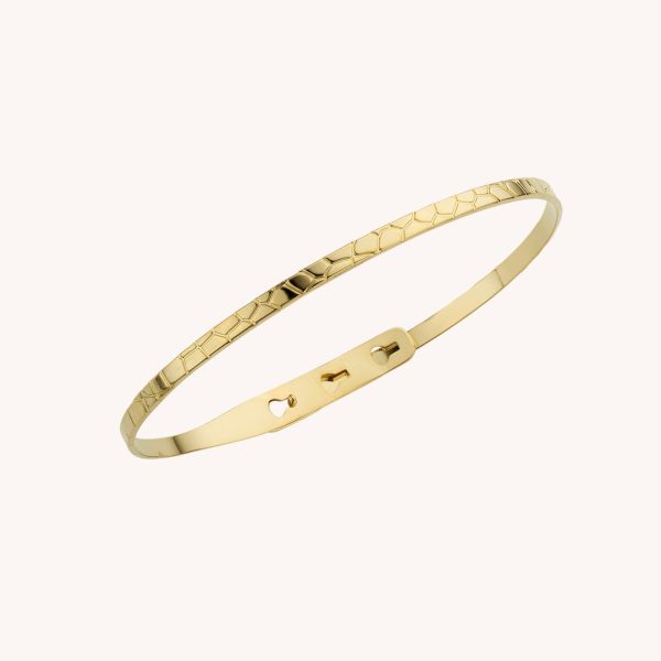 bracelet jonc doré - Mya Bay