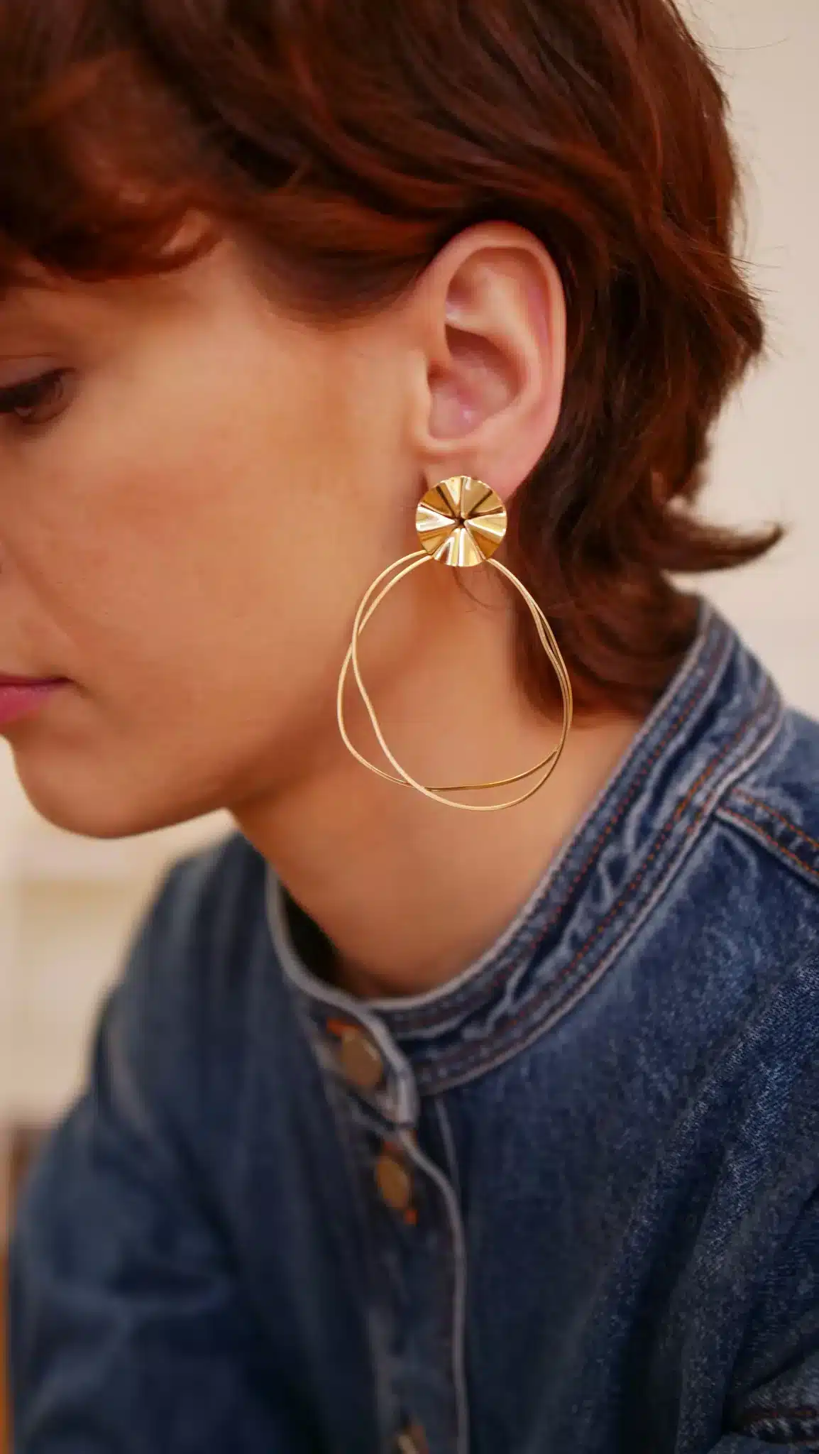Boucles d’oreilles Lola Grand modèle - Marie Duvert – Image 4