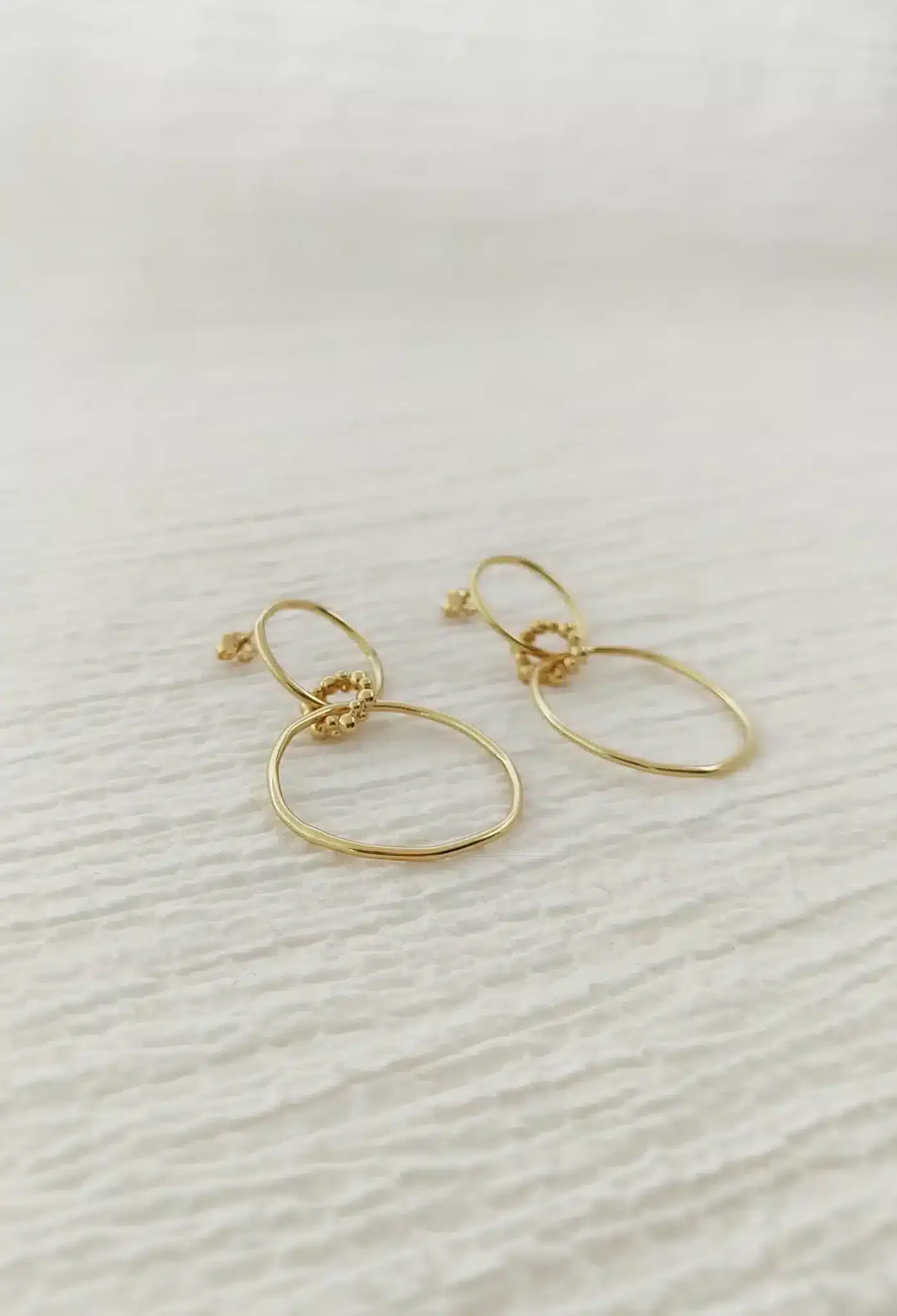 Boucles d’oreilles Odelle dorées - Marie Duvert