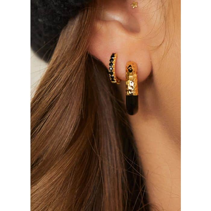 Boucles d'oreilles Black Delhi - Mya Bay – Image 2