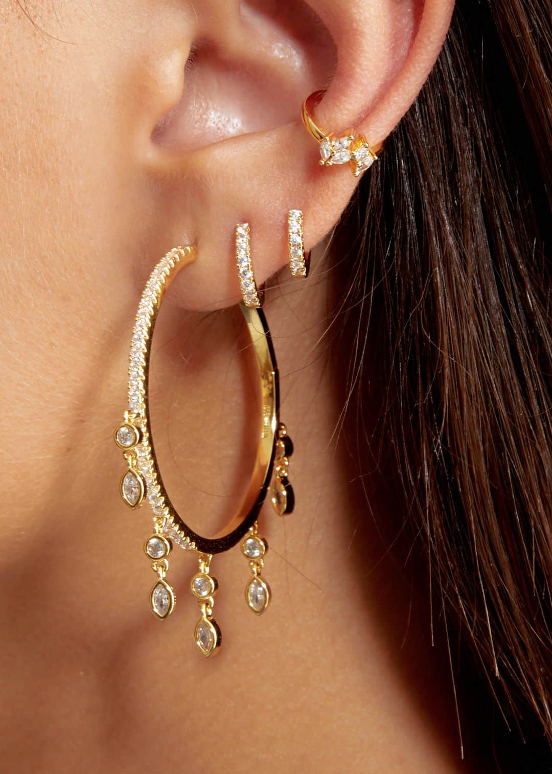 Boucles d'oreilles Mini Delhi - Mya Bay (plusieurs coloris) – Image 2