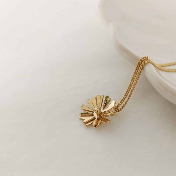Collier pendentif doré - Marie Duvert
