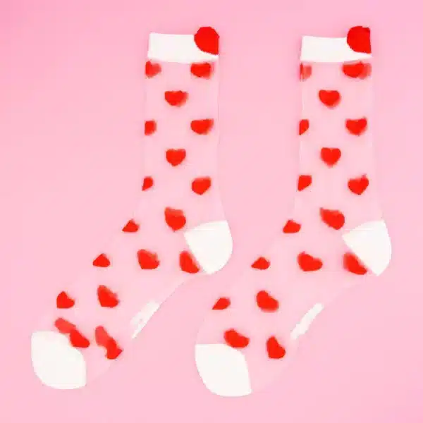 chaussettes cœur - Coucou Suzette