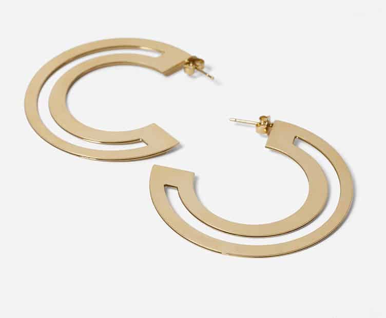 Boucles d'oreilles créoles XL - Chic Alors Paris