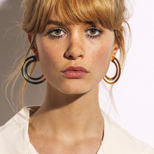 boucles d'oreilles créoles dorées - Chic Alors Paris