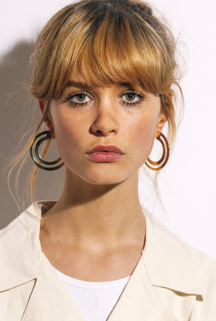 boucles d'oreilles créoles dorées - Chic Alors Paris