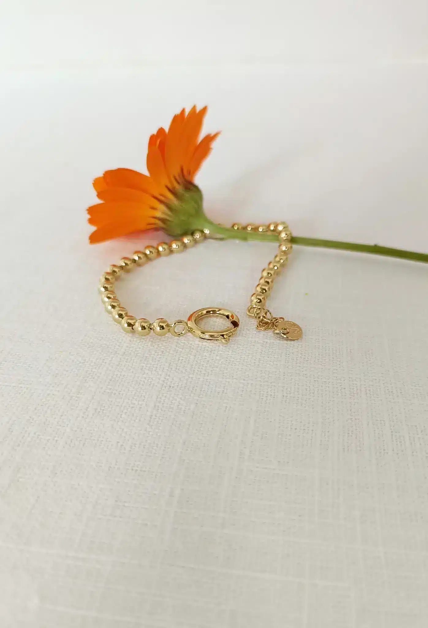 Bracelet boules doré - Marie Duvert