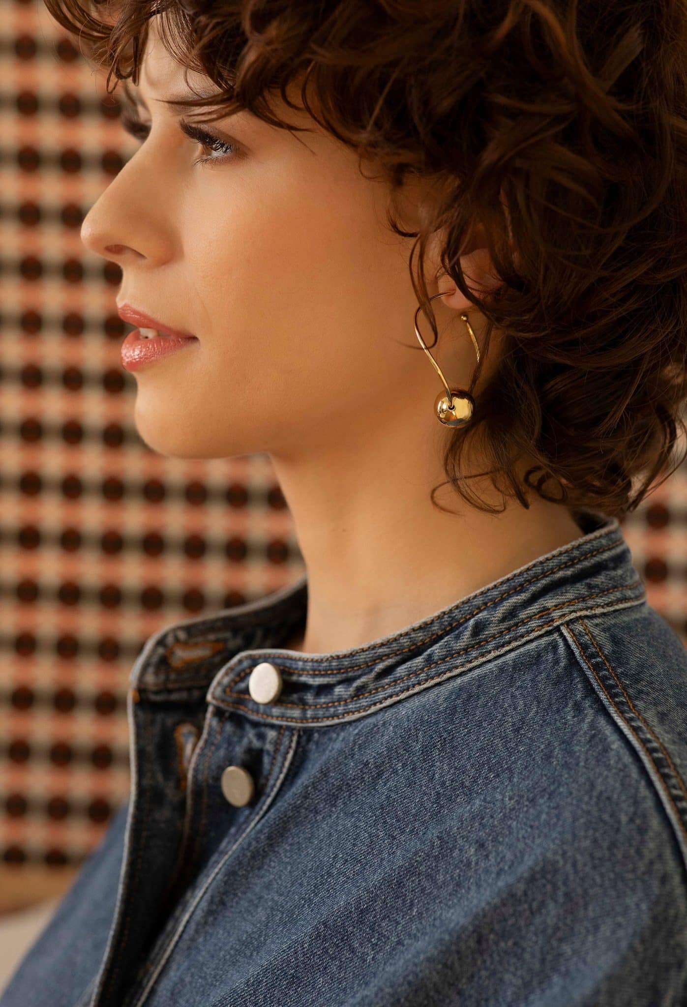 Boucles d’oreilles créoles Oasis dorées argentées - Marie Duvert – Image 3
