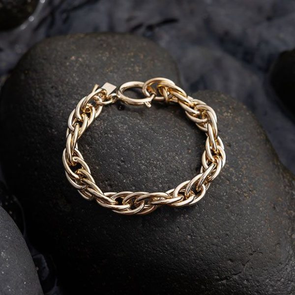 Bracelet chaine doré - Chic Alors Paris