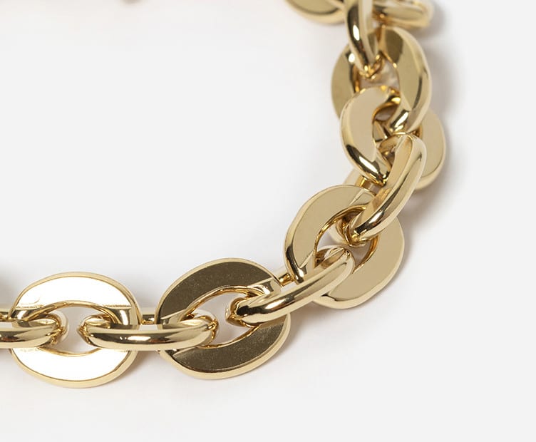 Gros bracelet doré - Chic Alors