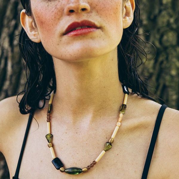 Collier perles de verre - Chic Alors Paris