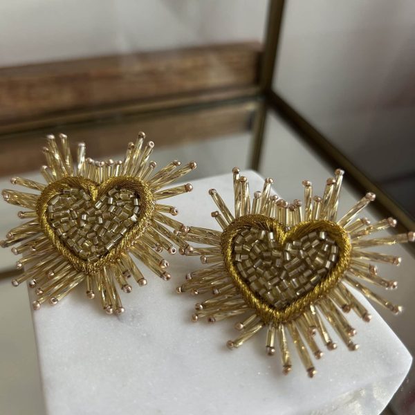 Boucles d'oreilles cœur - Olivia Dar