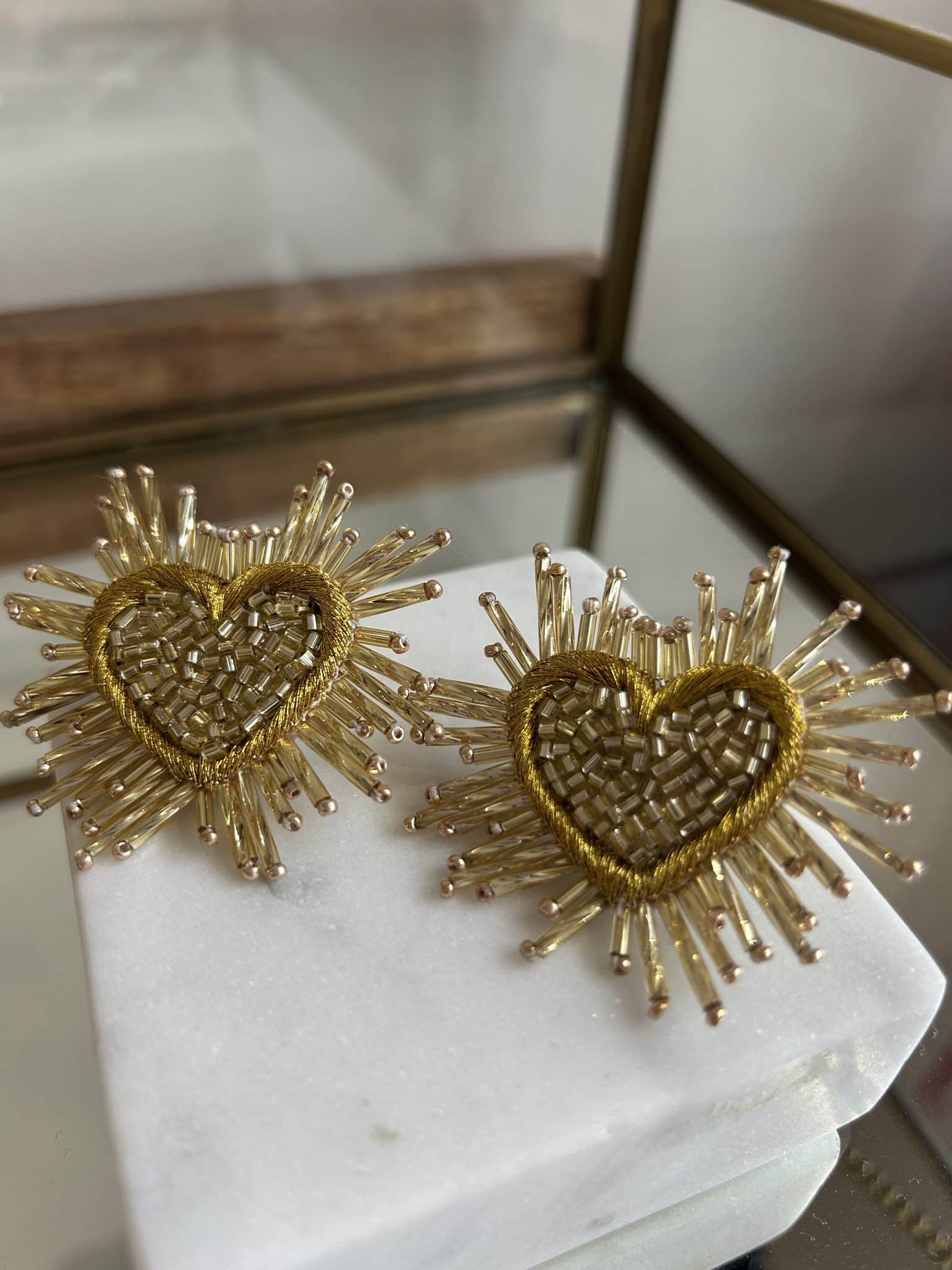 Boucles d'oreilles cœur - Olivia Dar