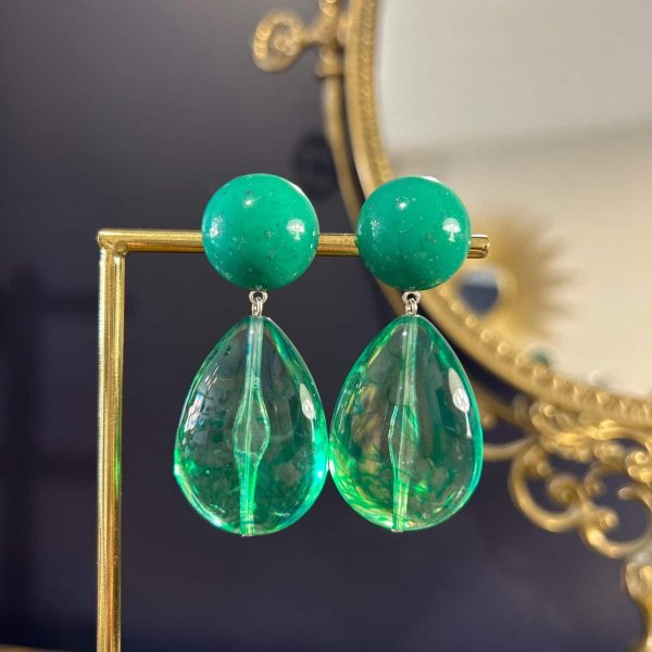 Boucles d'oreilles pendantes - Francine Bramli