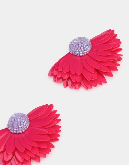 Boucles d'oreilles roses - Olivia Dar