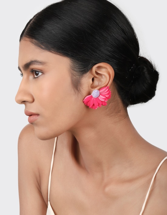 Boucles d'oreilles fleurs - Olivia Dar