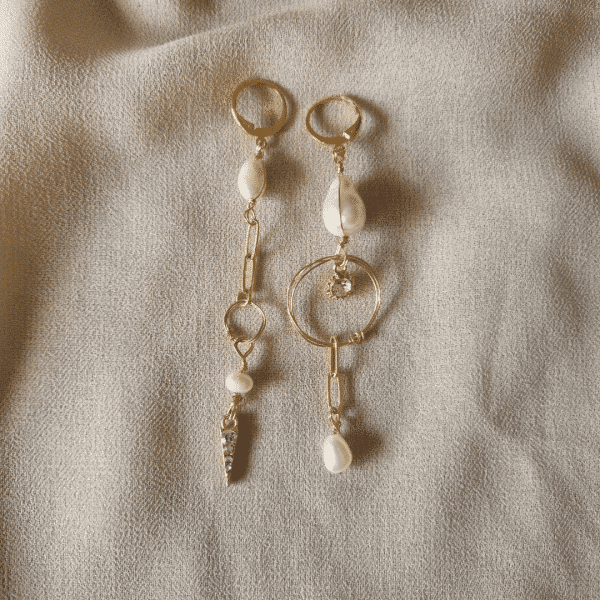 Boucles d'oreilles pendantes - La Plagette Sauvage