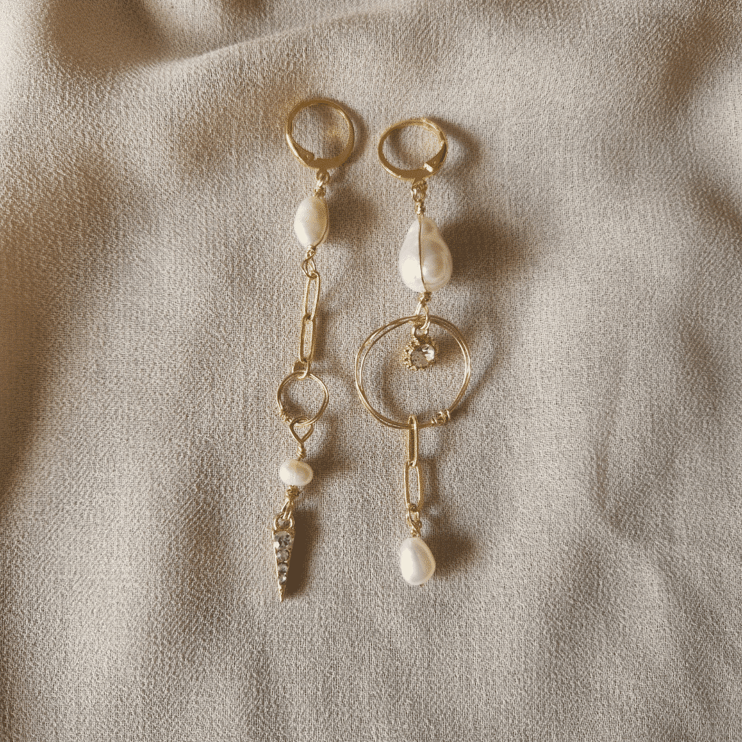 Boucles d'oreilles pendantes - La Plagette Sauvage