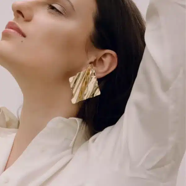 boucles d'oreilles dorées - Jeannette