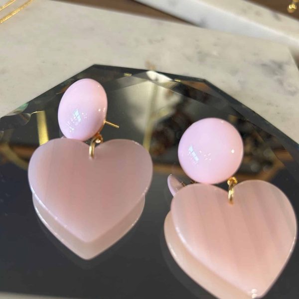 boucles d'oreilles cœur - Francine Bramli