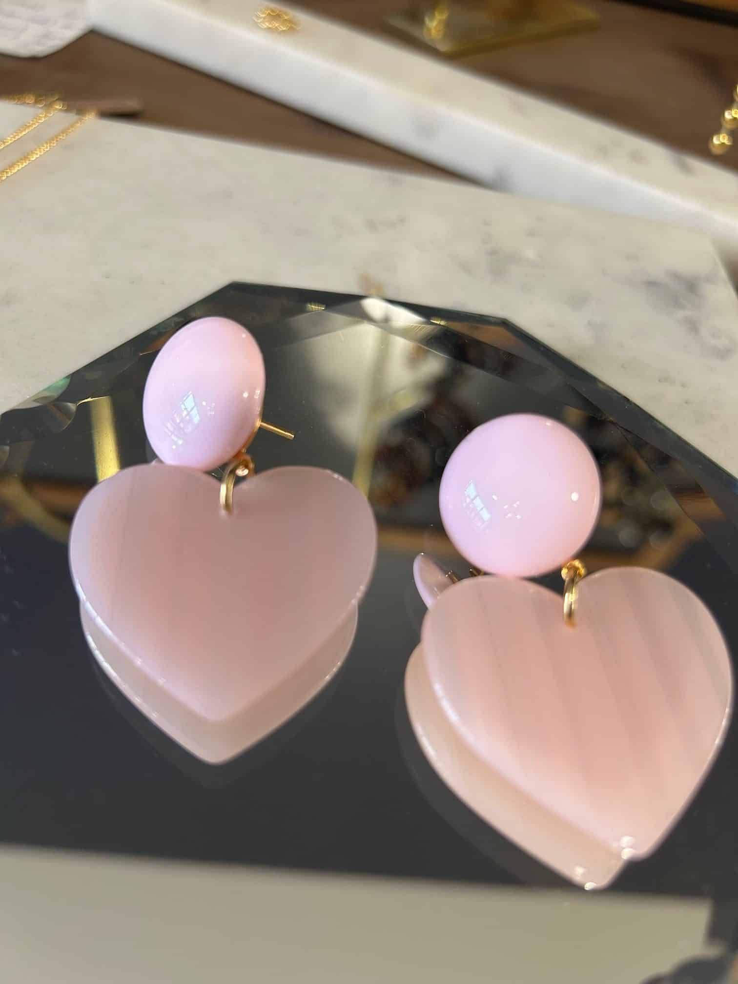 boucles d'oreilles cœur - Francine Bramli