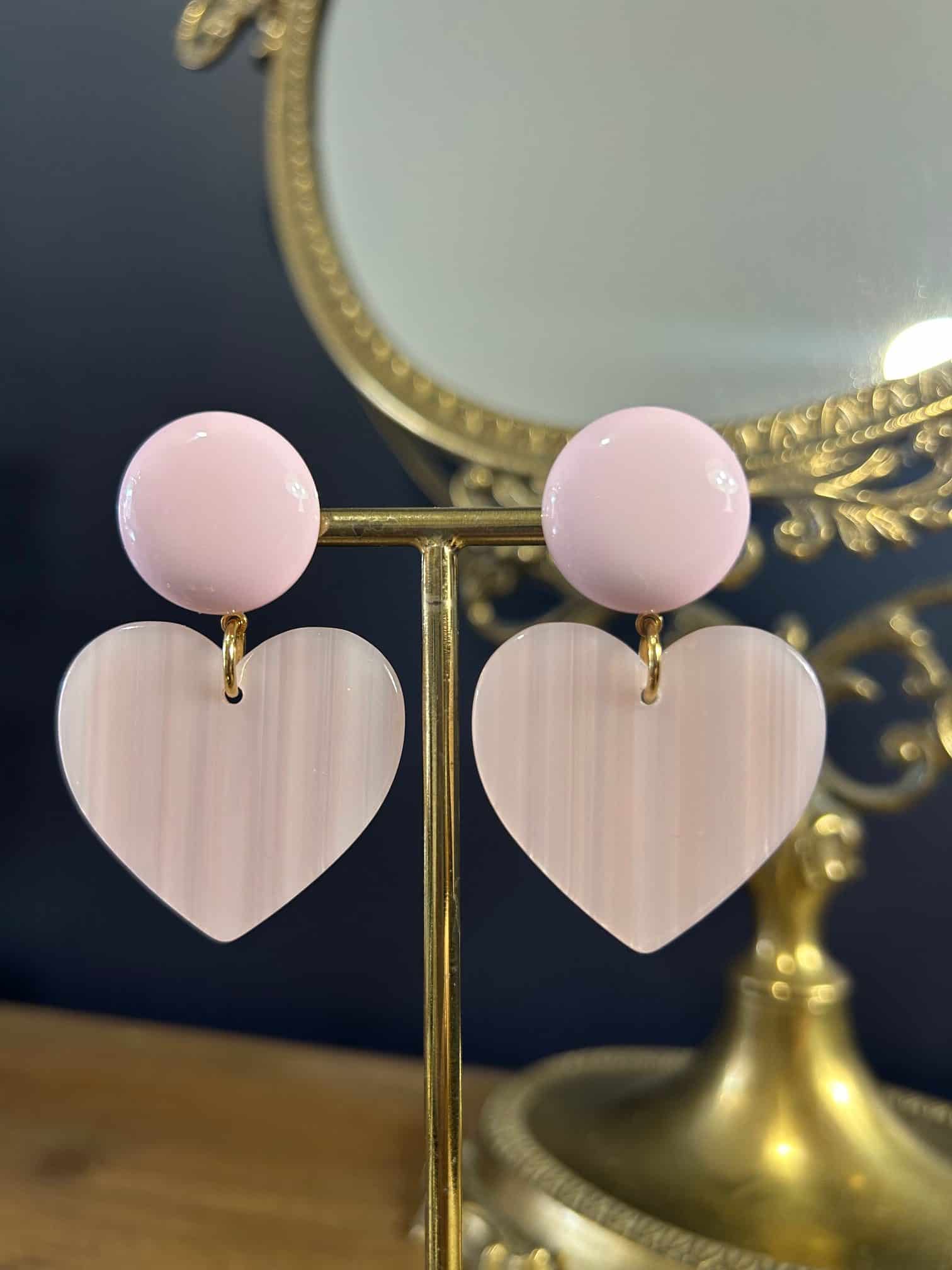 Boucles d’oreilles Love Rose - Francine Bramli – Image 2