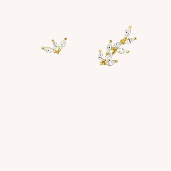 Boucles d'oreilles asymétriques - Mya Bay