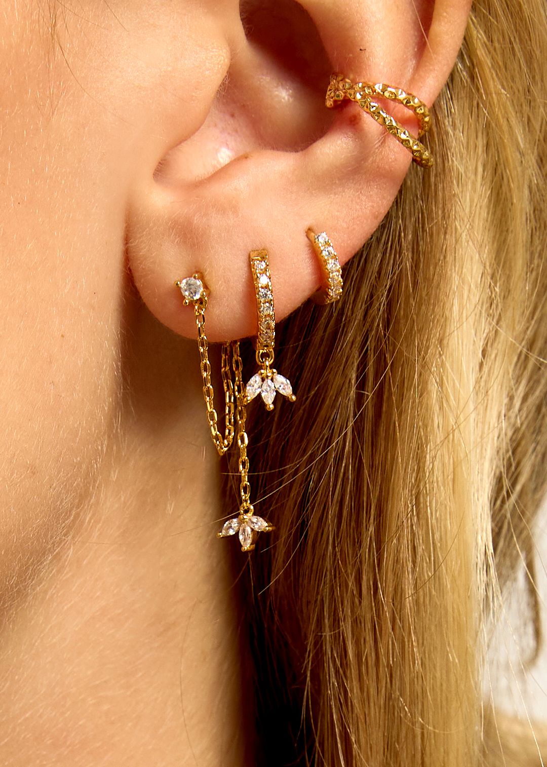 Boucles d'oreilles Magnolia Rock - Mya Bay – Image 2