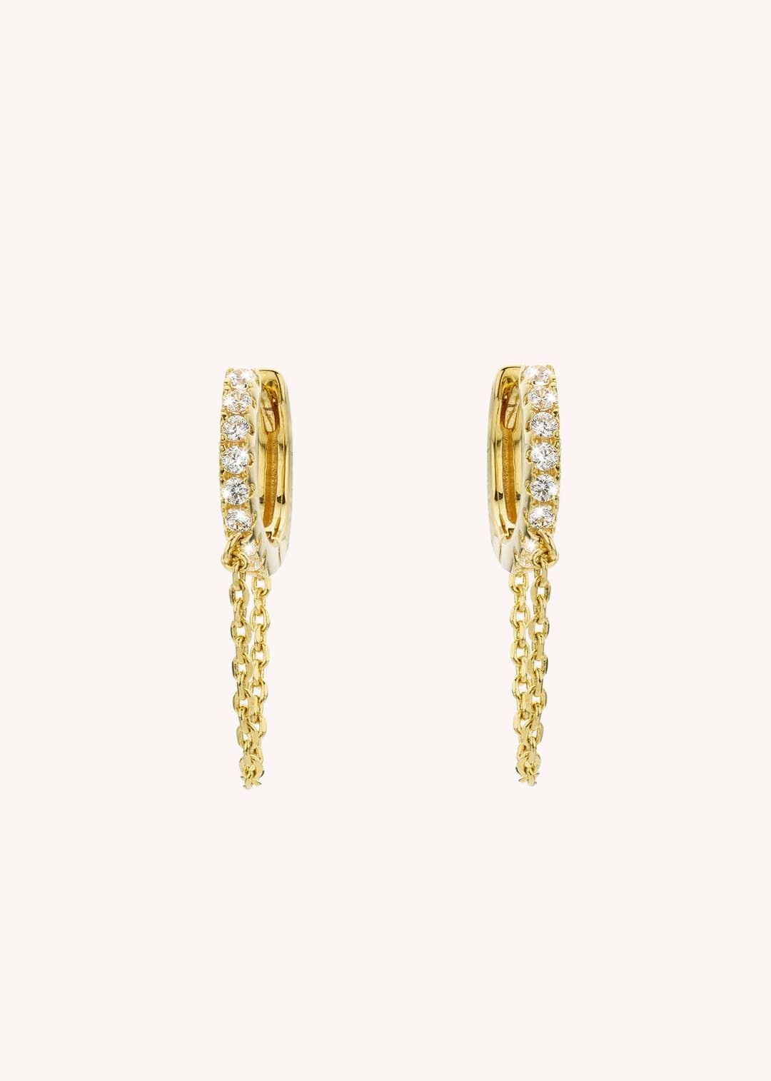 Boucles d'oreilles créoles - Mya Bay