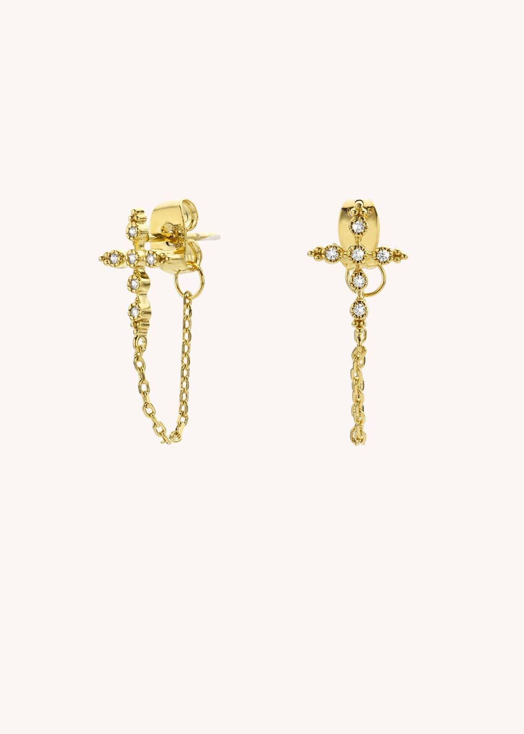 Boucles d'oreilles Little Chennai - Mya Bay (plusieurs coloris) – Image 2
