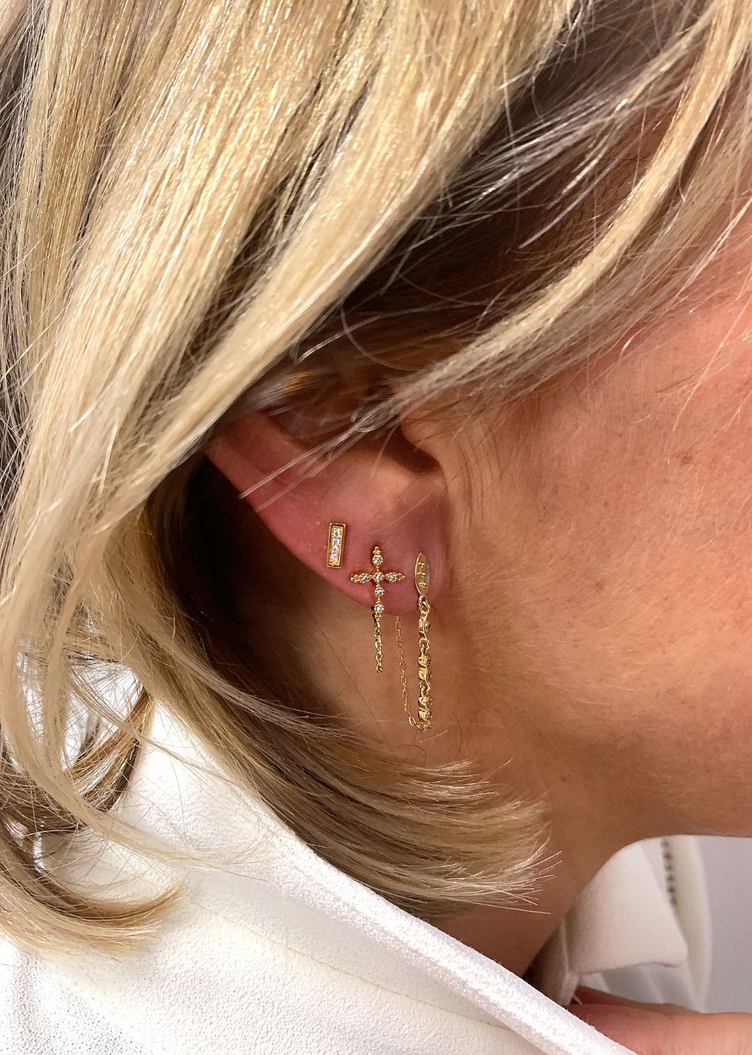 Boucles d'oreilles Little Chennai - Mya Bay (plusieurs coloris) – Image 3