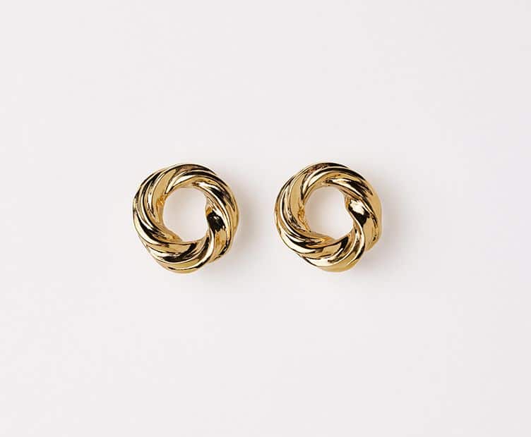 Boucles d'oreilles puces dorées - Chic alors Paris